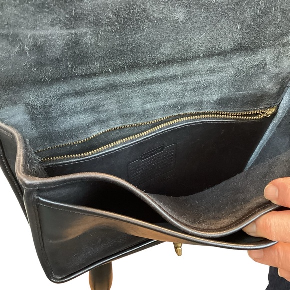 Vintage COACH Willis 9927 Leather Messenger Crossbody Bag J4D-9927 - Picture 10 of 13